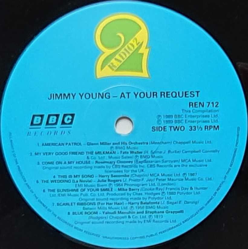 REN 712 At your request - Jimmy Young Jimmy Young from the BBC records and Tapes library Label